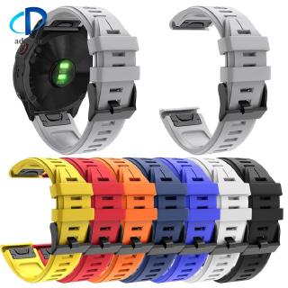 📱addeen📱Silicone Quick Release Watch Band Wrist Strap For Garmin Fenix 6/Fenix 6Pro