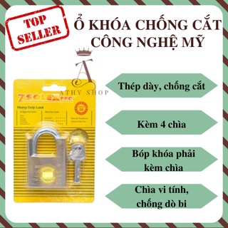 Ổ KHÓA CAO CẤP ZSOLEX CHỐNG TRỘM CHỐNG CẮT, khóa xịn đa năng khóa xe cửa nhà tiện lợi, kèm 4 chìa