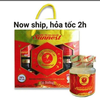 LỐC 6 HỦ YẾN XÀO CAO CẤP SUNNEST 16% YẾN SÀO