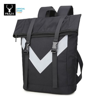 [Hàng Chính Hãng] Ba Lô Arrow PRAZA Cao Cấp Màu Đen -Chữ V