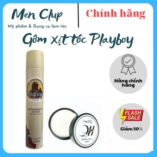 Gôm xịt tóc Playboy 400ml quỷ đỏ siêu dữ nếp