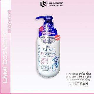 Sữa dưỡng thể trắng da Hatomugi The Body Lotion 250ml Nhật bản