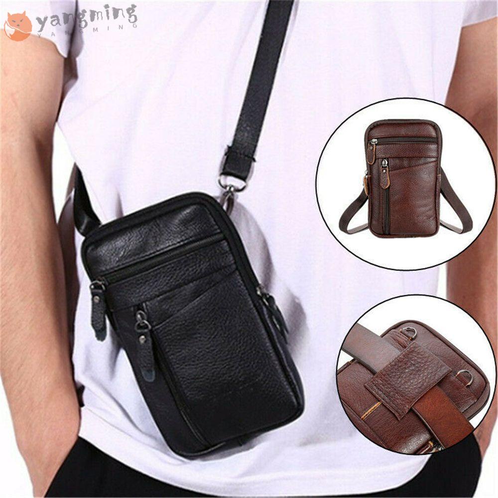 Túi Đeo Vai Bằng Da Cỡ Nhỏ Đựng Điện Thoại Tiện Dụng