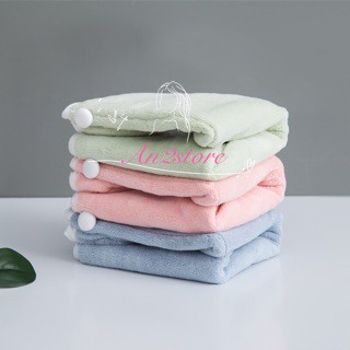 Khăn lau ủ tóc siêu thấm , giúp khô tóc nhanh