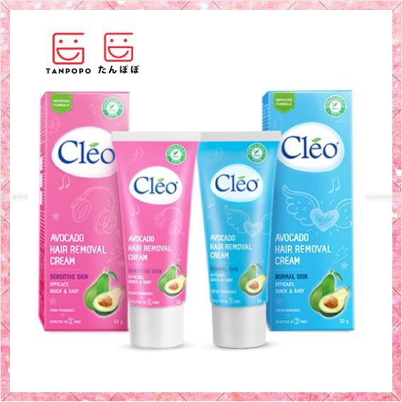Kem Tẩy Lông Cléo Dành Cho Da Thường và Da Nhạy Cảm