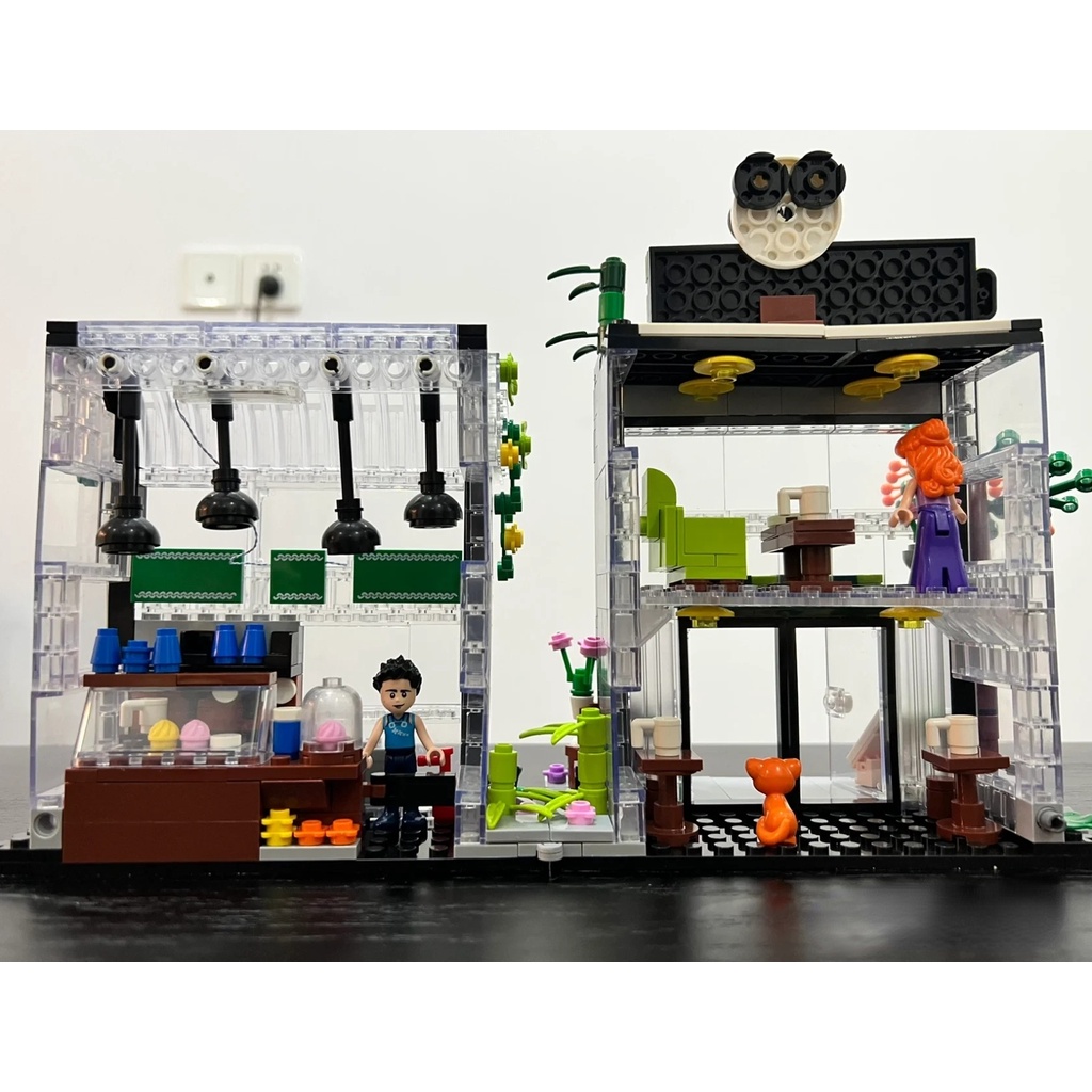 Bộ Đồ Chơi Xếp Hình Quán Cà Phê 589 Mảnh Giáo Dục Cho Bé