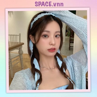 Băng đô cài tóc dây lụa mềm mại cho bạn gái