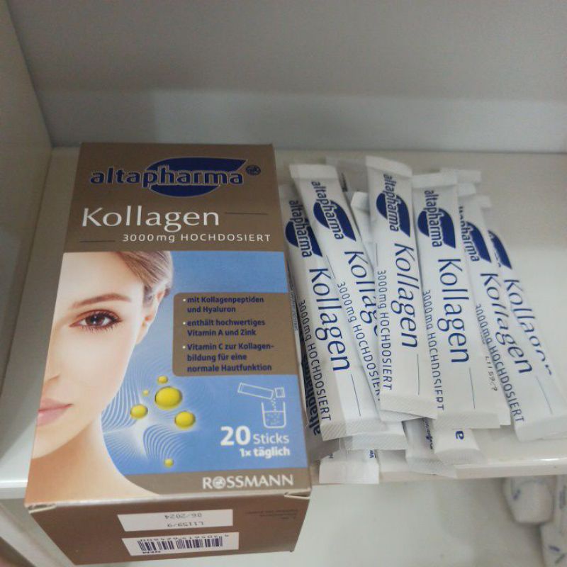 Kollagen Altapharma thủy phân 3000mg hàng Đức chính hãng