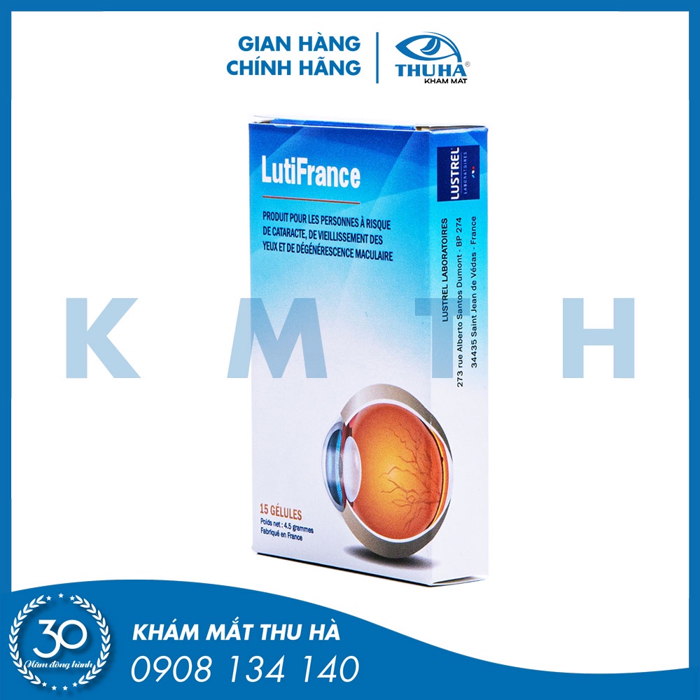Viên uống bổ Mắt LutinFrance  - Pháp - Chính hãng