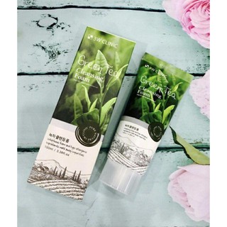Sữa rửa mặt trà xanh Green Tea Foam Cleansing 3W Clinic