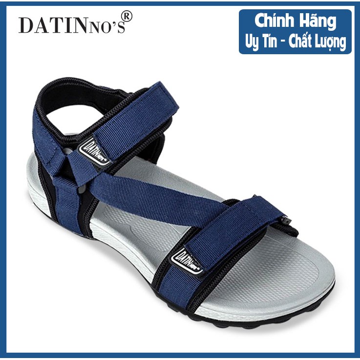 Giày Sandal Nam Quai Ngang Thời Trang DATINNOS (BẢO HÀNH CHÍNH HÃNG 12 THÁNG,ĐƯỢC ĐỔI SIZE)  SDDN103-đen xanh đỏ xám rêu