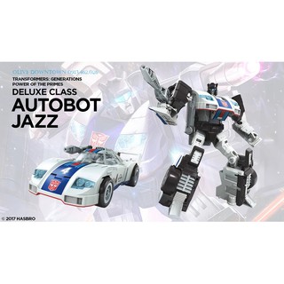 🔋 AUTOBOT JAZZ size Deluxe 14cm đầy đủ phụ kiện - Transformers POWER OF THE PRIMES phiên bản 2018