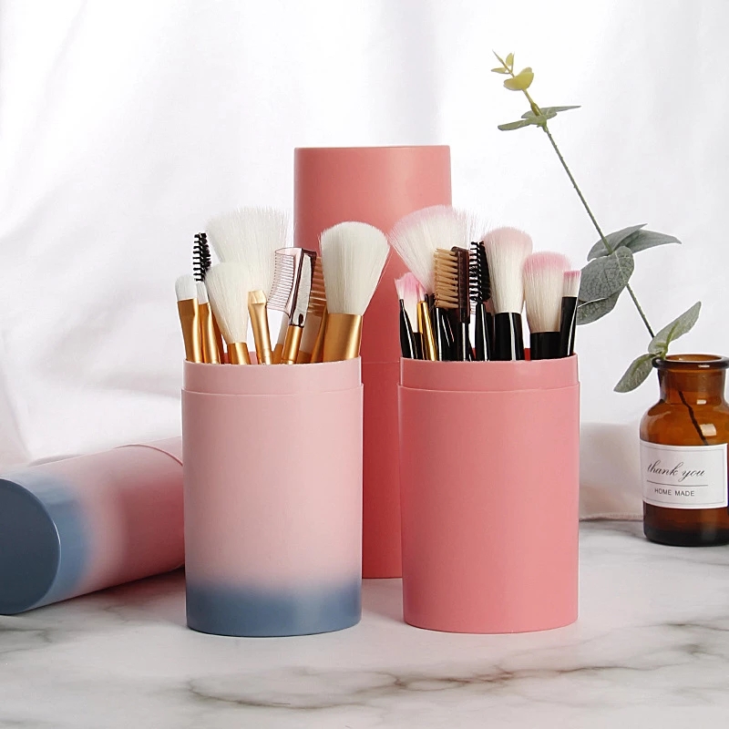 [Hàng mới về] 12 Cọ trang điểm chuyên nghiệp có hộp đựng sử dụng tiện lợi