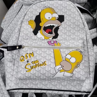 Balo Edmond QSN x the simpsons tặng kèm ngựa siêu dễ thương, form đẹp đeo cực xinh