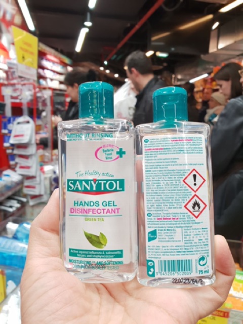 Gel rửa tay khô Sanytol 75ml - Hàng chuẩn pháp