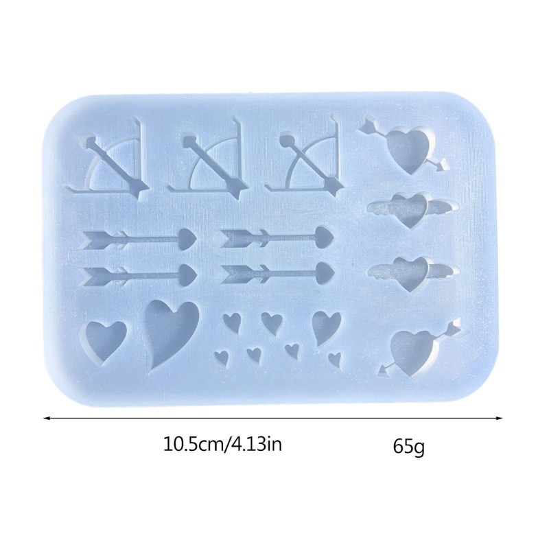 Khuôn Silicone Làm Móc Khóa Hình Cung Thủ Công DIY