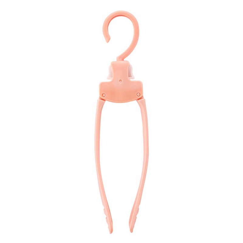 Bộ 10 Móc Nhựa Treo Quần Áo Gấp Gọn Chống Trượt Tiết Kiệm Diện Tích