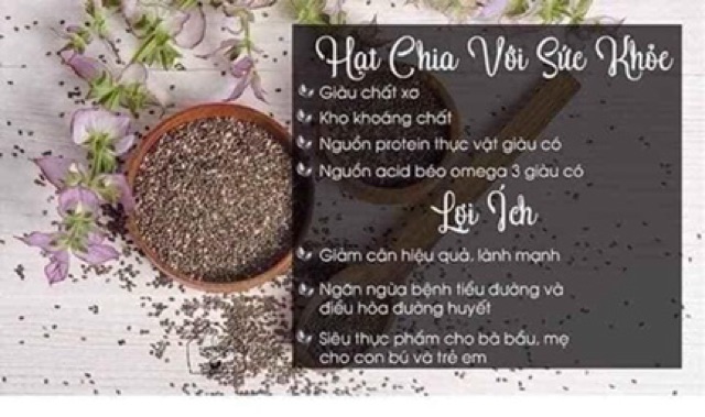 [ 500g ] Hạt Chia Đen Black Bag / Eat Clean / Ăn Kiêng / Giảm Cân