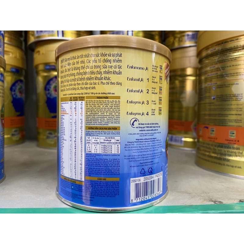 Sữa bột Enfamil Lactofree A+ 400g