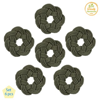 [Hàng có sẵn] - Đế Lót Ly Macrame Cái Hàng Handmade/ Miếng Lót Trang Trí Bàn
