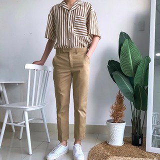 Quần Kaki Nâu Rêu