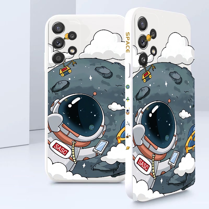 Ốp Điện Thoại Tpu Hình Nasa Cho Samsung Galaxy A53 A33 5G A13 4G Note 10 Lite Note 20 20 Ultra S10 Plus A81