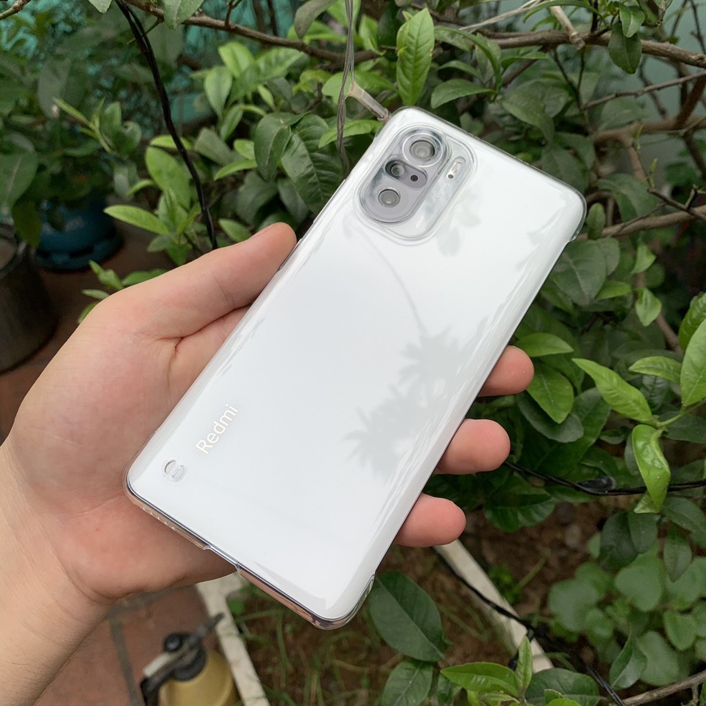 Ốp lưng trong suốt Xiaomi Poco F3 / Redmi K40 / K40 Gaming /  K40 Pro, Không viền, Không ố vàng