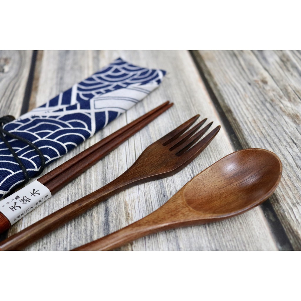 BỘ MUỖNG ĐŨA NĨA CAO CẤP TẶNG KÈM TÚI VẢI - HÀNG NHƯ HÌNH