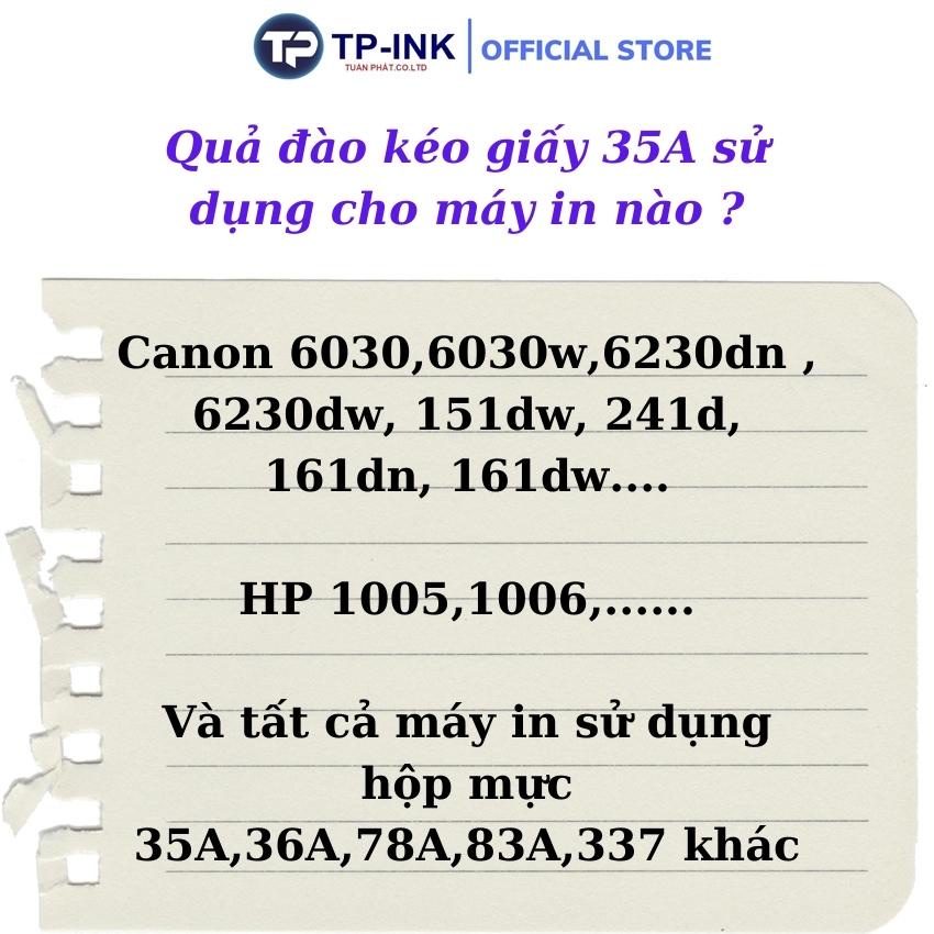 Rulo cuốn giấy, quả đào kéo giấy 35A dùng cho máy in 1005, 1006, 6030, 6230......