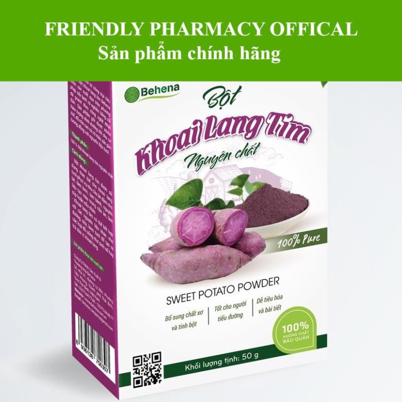 BỘT KHOAI LANG TÍM – Giúp cải thiện sức khoẻ đường ruột, bổ sung chất xơ, vitamin và khoáng chất, làm món ăn dặm (50g)