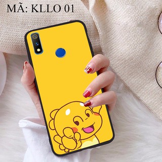 Ốp lưng Realme 3 Pro viền dẻo TPU BST Khủng Long Lai Ong