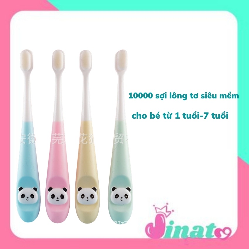 Bàn chải đánh răng cho bé 10000 nghìn sợi lông siêu mềm JINATO BCDRG3