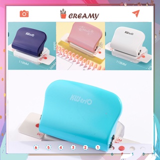 Dụng cụ bấm lỗ giấy sổ còng 20 26 30 lỗ A5 B5 A4 KW TRIO đục lỗ giấy CREAMY