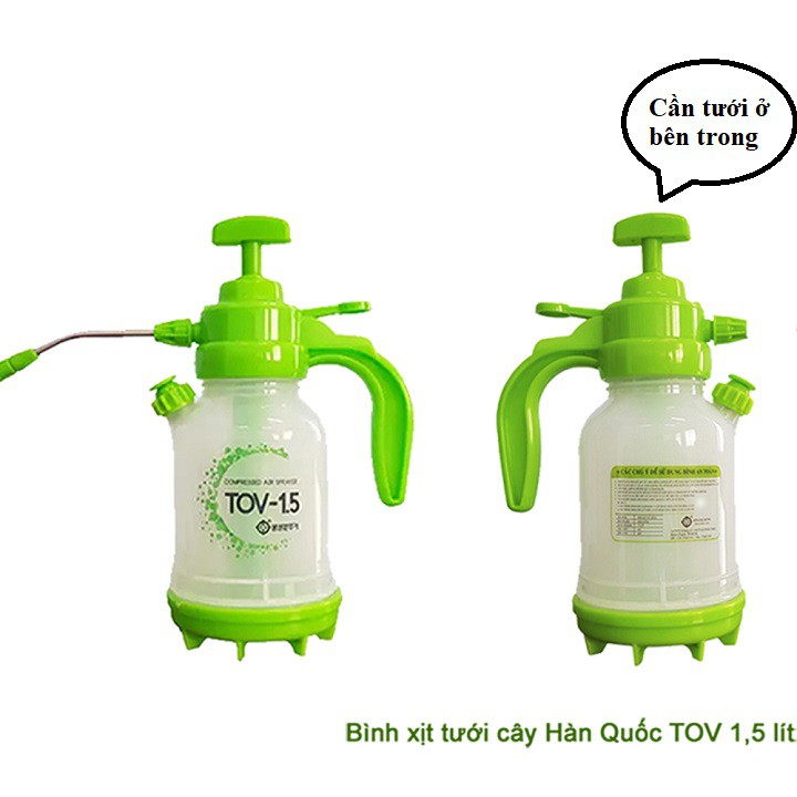 Bình Xịt Cầm Tay Hàn Quốc TOV-1.5L