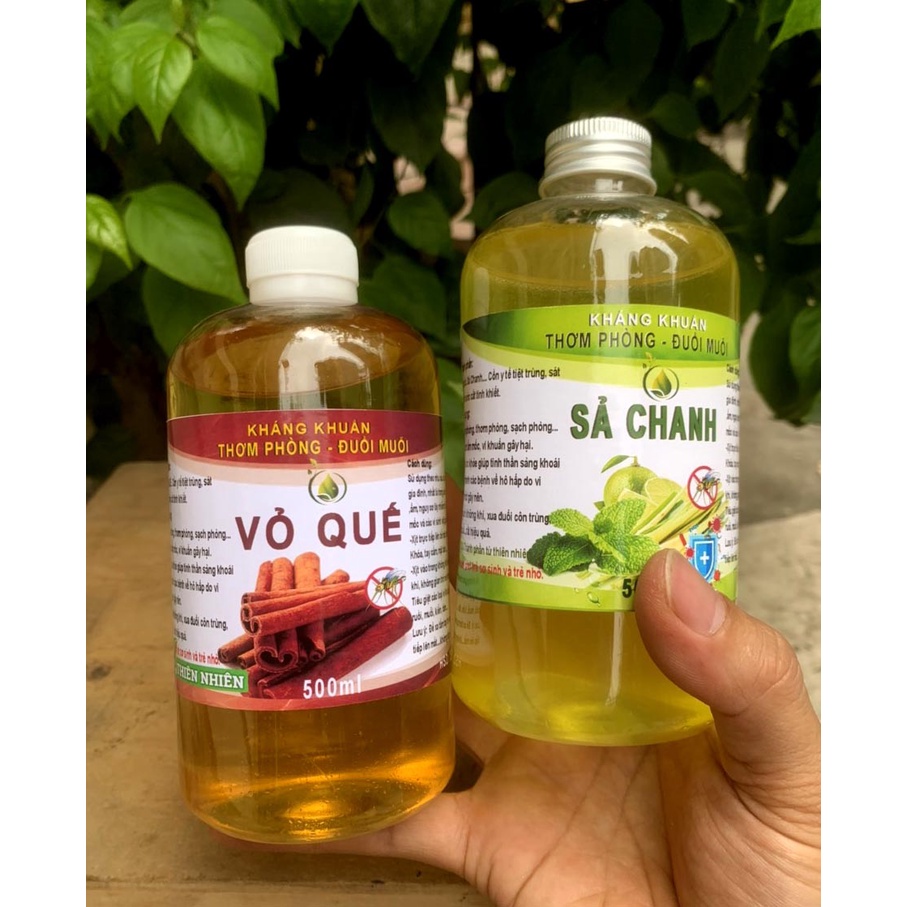 -  1 LÍT :Sả chanh - Quế - Bạc Hà - Hoa Hồng -Sen Trắng.....Xông phòng, LAU SÀN,   khử khuẩn, Đuổi muỗi