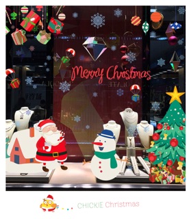 Decan dán trang trí Noel
