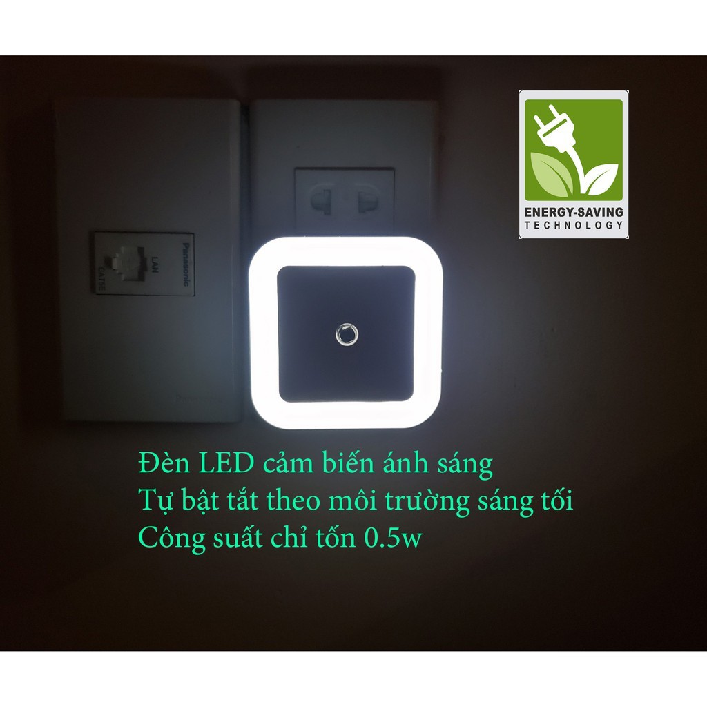 Đèn ngủ LED cảm biến ánh sáng (tối tự sáng)