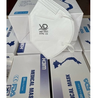 Khẩu trang viet duc ffp2 - ce _ hộp 20 cái