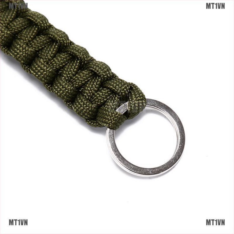 Sale 69% Móc chìa khóa dạng dây paracord sinh tồn tiện lợi, Army green Giá gốc 24000đ- 118B40-2