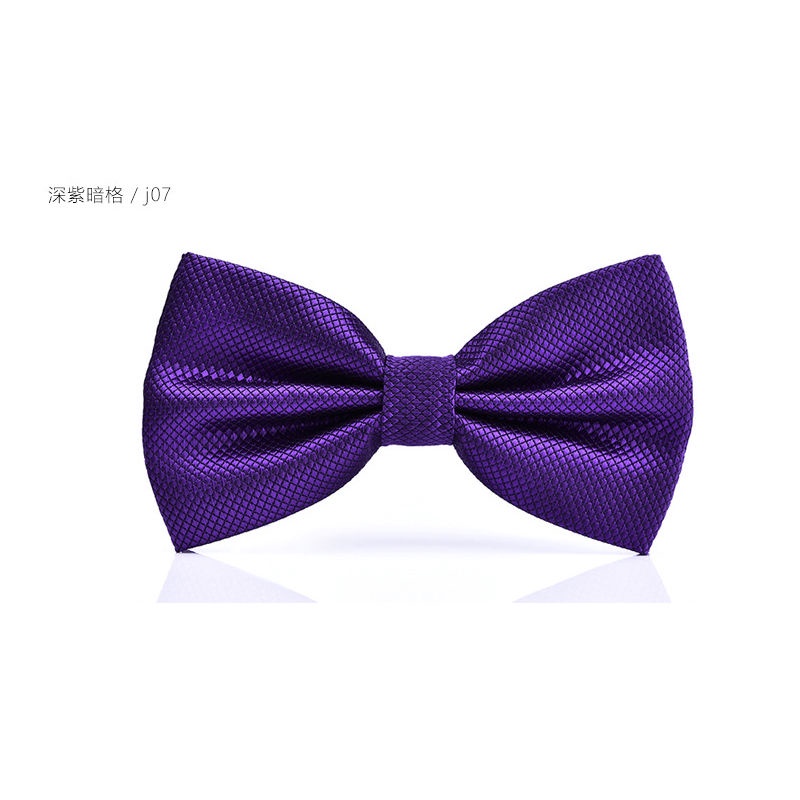 Cà Vạt Nơ Hai Lớp Họa Tiết Sọc Caro Đen Đỏ Phong Cách Hàn Quốc Thời Trang Cho Nam Và Nữ