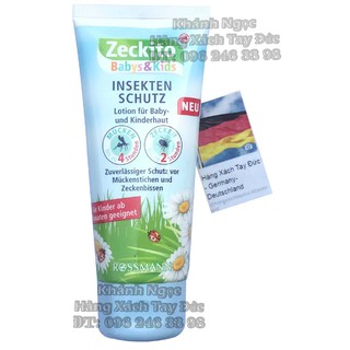 Date 08/2024 - Lotion kem bôi chống muỗi đốt, côn trùng Zeckito baby kinds Insekten schutz - Hàng Đức