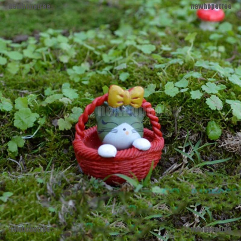 Đồ trang trí vườn bằng nhựa hình mèo