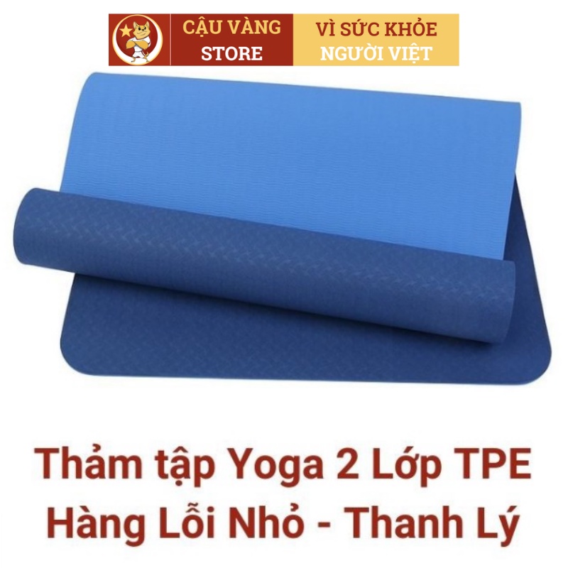 [Lỗi nhỏ - Hàng thanh lý] Thảm tập yoga định tuyến chống trơn trượt 6 8mm, Thảm tập gym tại nhà giá rẻ