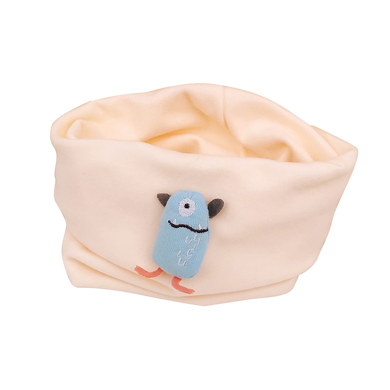 Khăn Choàng Cotton Dày Mềm Mại In Họa Tiết Hoạt Hình Dễ Thương Giữ Ấm Mùa Thu Đông Cho Bé Sơ Sinh