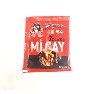 [Gia vị chuẩn 1 tô mì cay] Sốt Gia Vị Mì Cay 7 Cấp Độ 50g