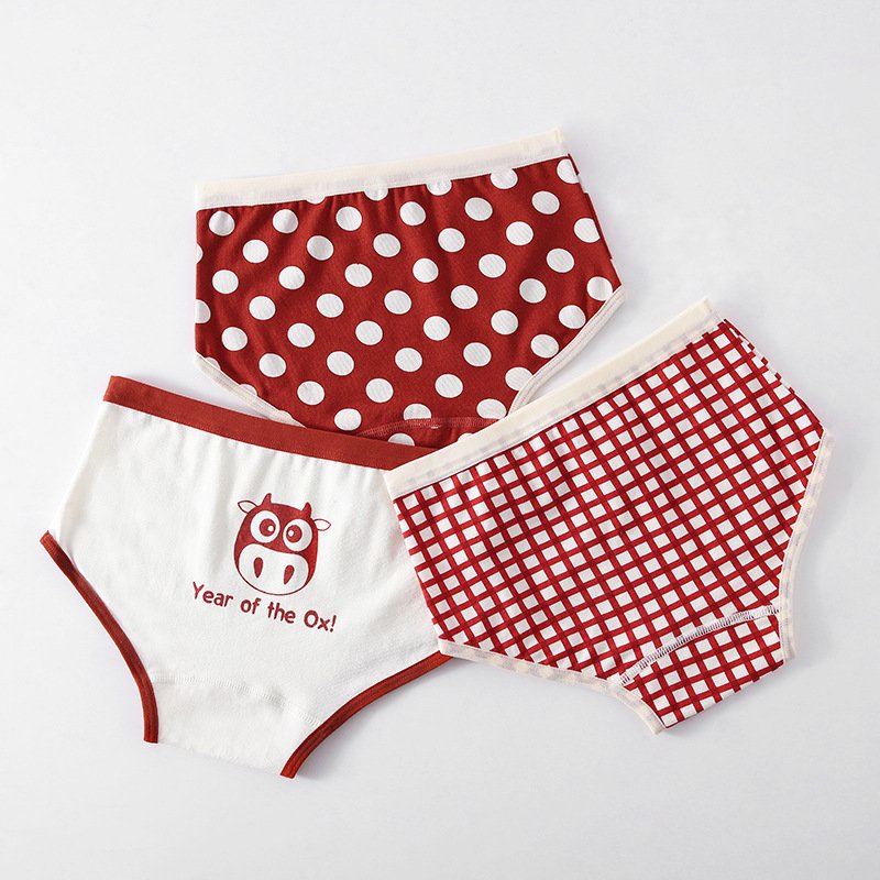 Sét Chip Tam giác cho Bé gái cotton kháng khuẩn từ 9-50kg