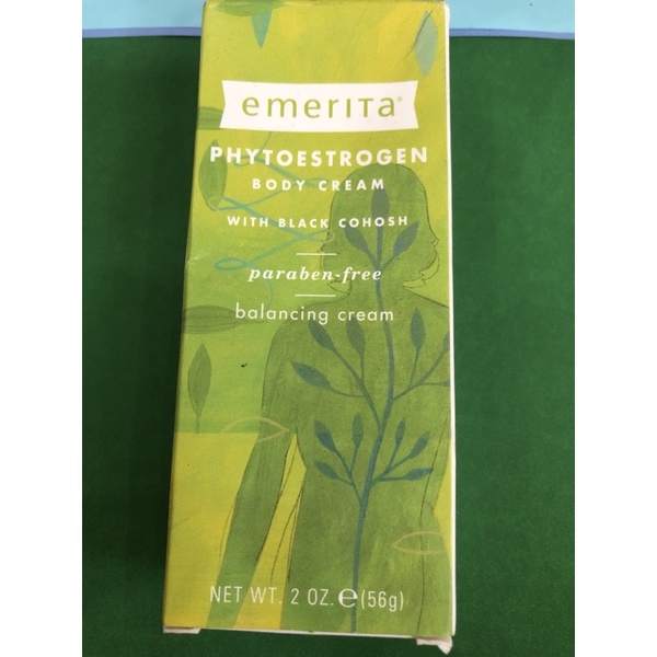 Kem dưỡng thể Emerita Phytoestrogen | để có sự cân bằng tối ưu ở Midlife | Black Cohosh, Nhân sâm và Red Clover | Không
