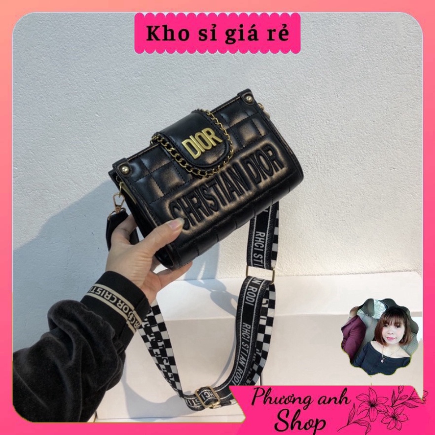 Túi xách nữ đeo chéo dây bản to thổ cẩm phong cách vintage hót 2022 VG652 helobaby