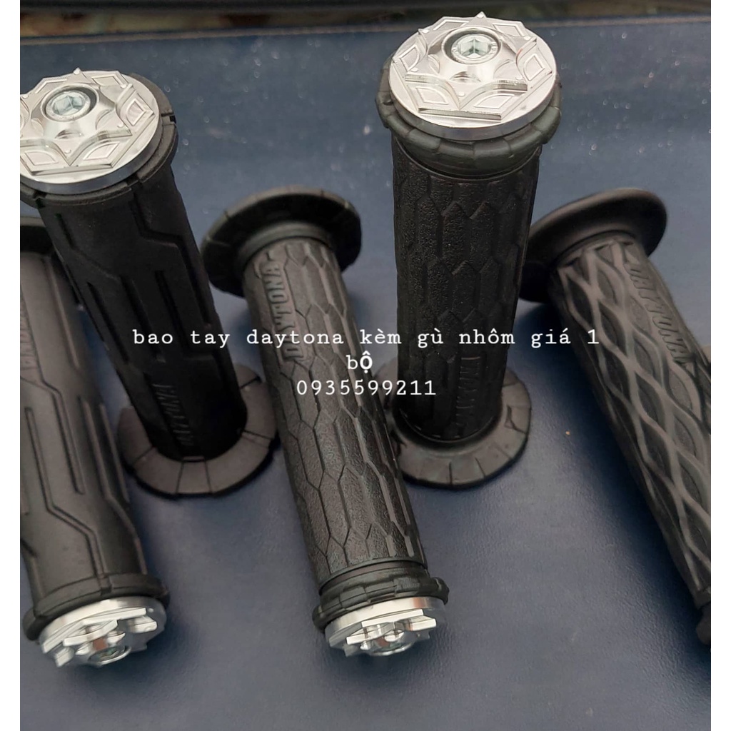 BAO TAY XE MÁY DAYTONA KÈM GÙ NHÔM SALAYA TRẮNG GIÁ 1 BỘ
