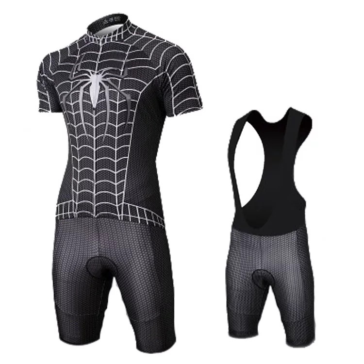 Set Đồ Người Nhện Gồm Áo Tay Ngắn Và Quần Short Cho Vận Động Viên Xe Đạp Cbox 21ss Spiderman